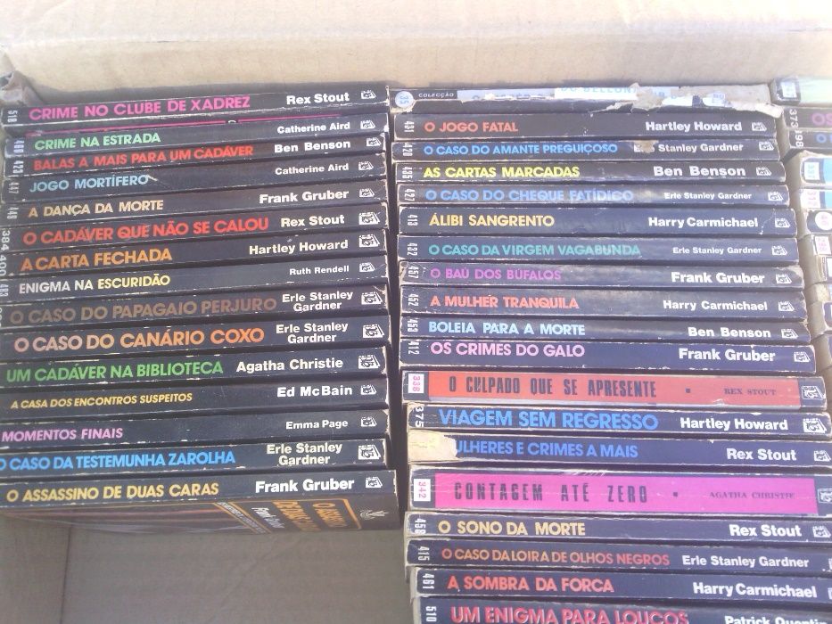A Coleções; Vampiro, Valentes, Negra,Dalia,Rosa,Diamantina,Conan Doyle
