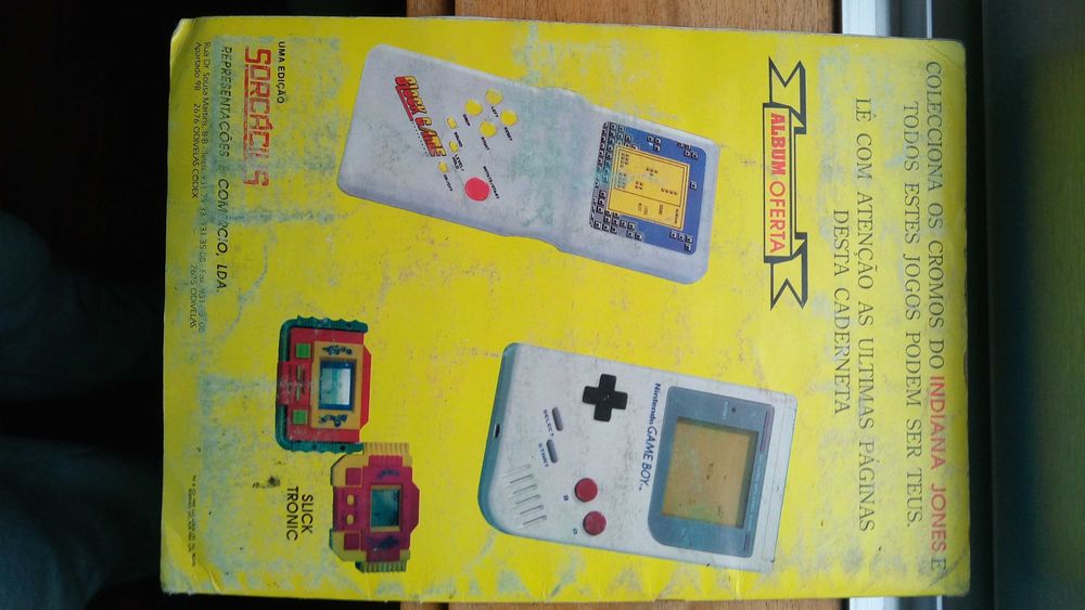 Colecção cromos Indiana Jones 1992