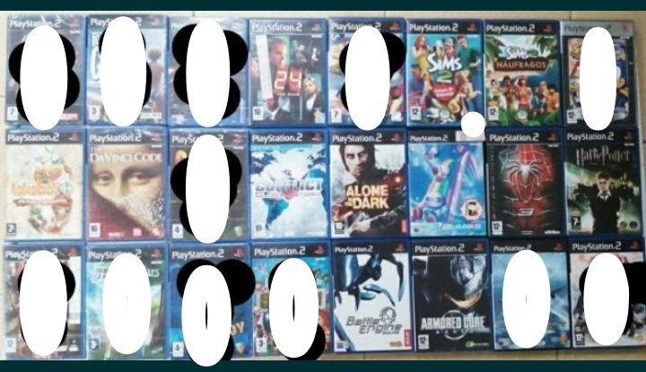 Ps2 vários, Sims, Spiderman, Harry Potter, Astro Boy