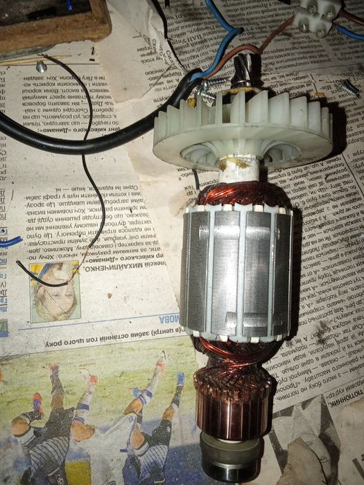 Якорь с строительный миксер Dedra 7930