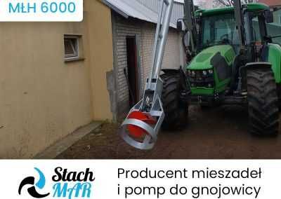 Mieszadło do gnojowicy hydrauliczne mieszadła mikser mieszarka MŁH6000