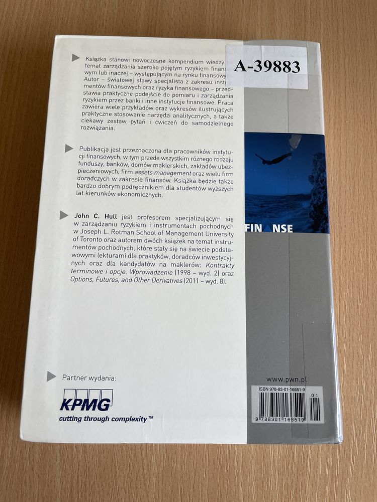 John C. Hull - Zarzadzanie ryzykiem instytucji finansowych - PWN