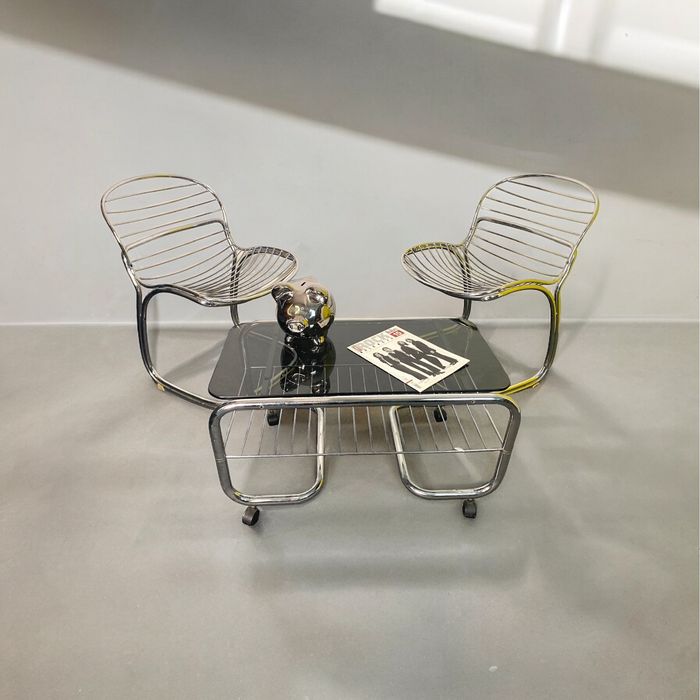 Krzesła Rinaldi “Sabrina” + stolik bauhaus