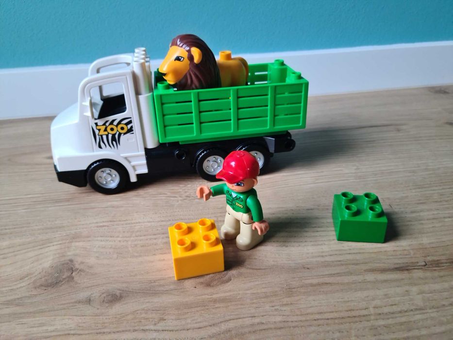 Lego Duplo Ciężarówka Zoo z lwem 6172, stan bardzo dobry