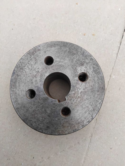 шкив двухручейный (диаметр115мм, посадка на вал 28мм),новый