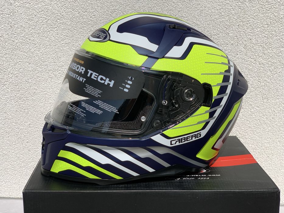 Kask Motocyklowy Caberg Avalon Forage rozmiar XL, Blenda, FLUO!
