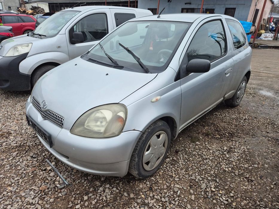 TOYOTA YARIS I 1C0 maska pokrywa silnika klapa bagażnika zderzak lampa reflektor pas przedni stop lampy halogeny