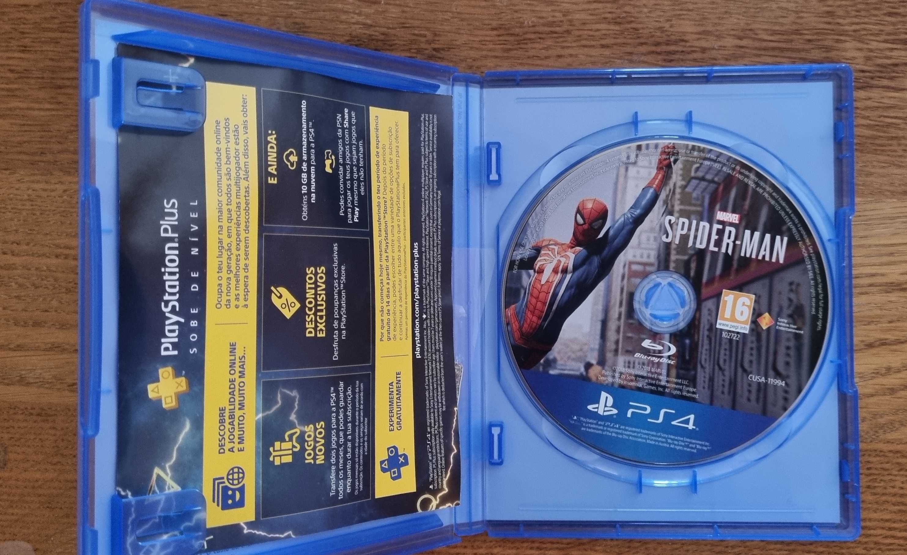 Jogo Spider-Man para ps4