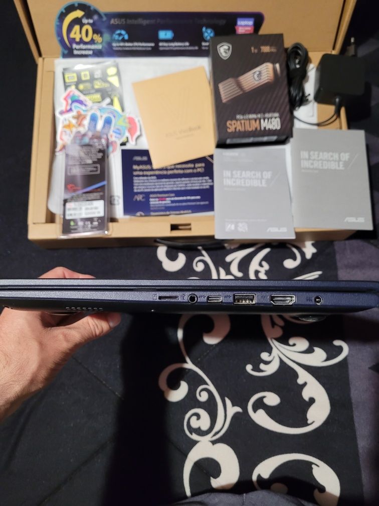 Portátil Asus Vivobook F513EP Win11 Pro I7-1165G7 16Gb 1Tb MX330