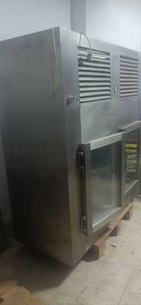 Vitrine vertical refrigerada para exposição de carne/peixe