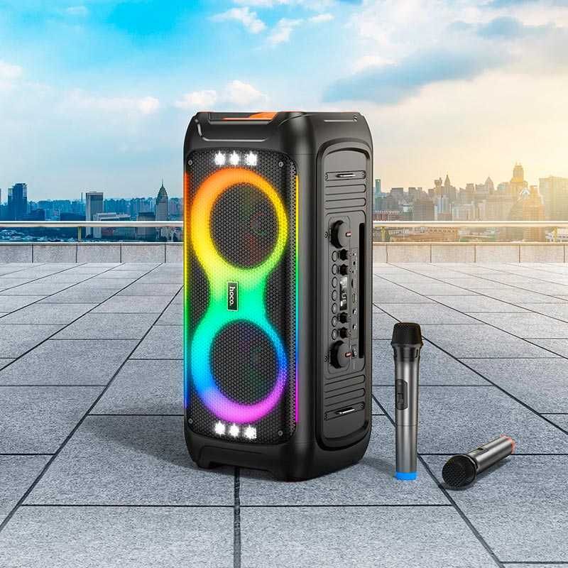 Акустика-караоке HOCO HA9 Kayman 40W 7000mAh, 2 микрофона, BT 5.4