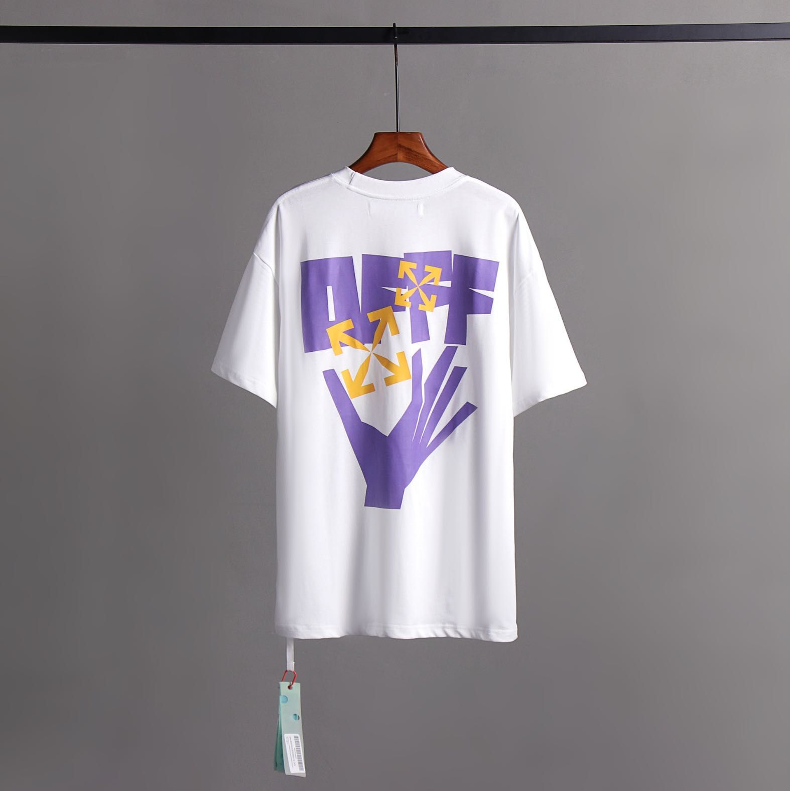 T-Shirt Off-White™ "purple-hand" - NOVA