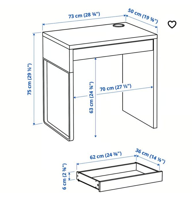 Mesa escritório micke
