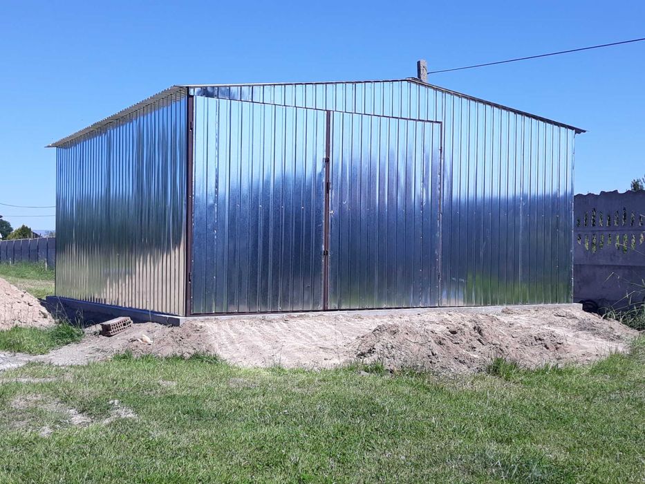 Garaż blaszany blaszak ocynkowany 5x6 PRODUCENT różne wymiary 48