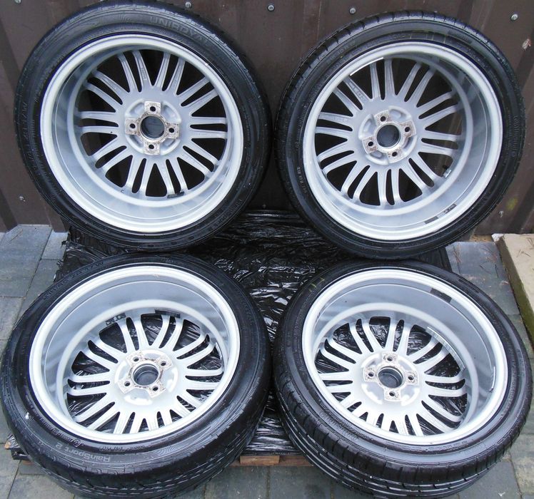 Prawdziwy rarytas alu 17 cali 4 x 100 UNIKATOWE  niemieckie RIAL opony
