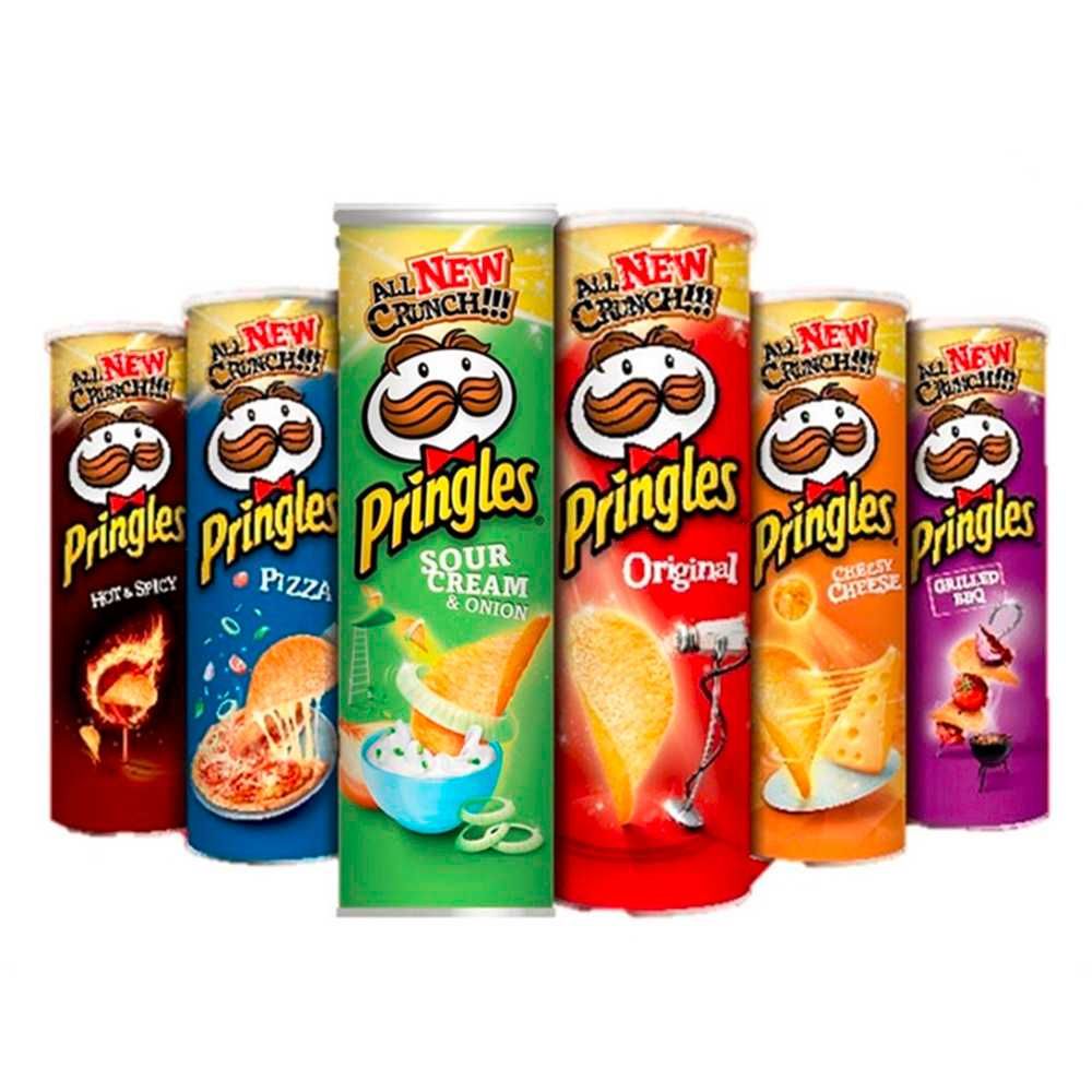 Чіпси Pringles, Прінглс, Принглс, в ассортименті