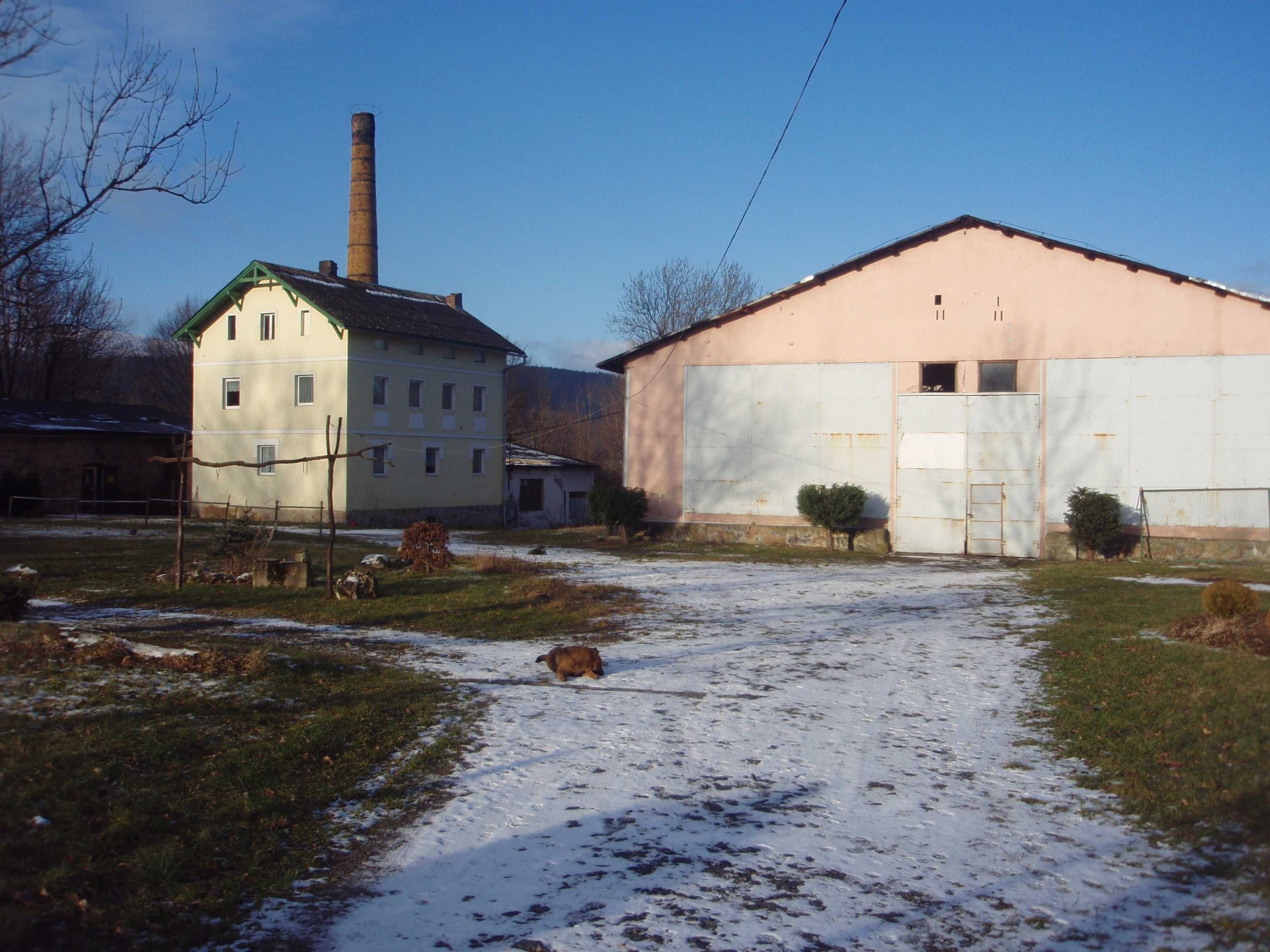 Działka  1,39ha  zabudowana.