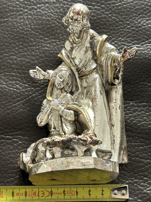 Presépio de São José prata bilaminado