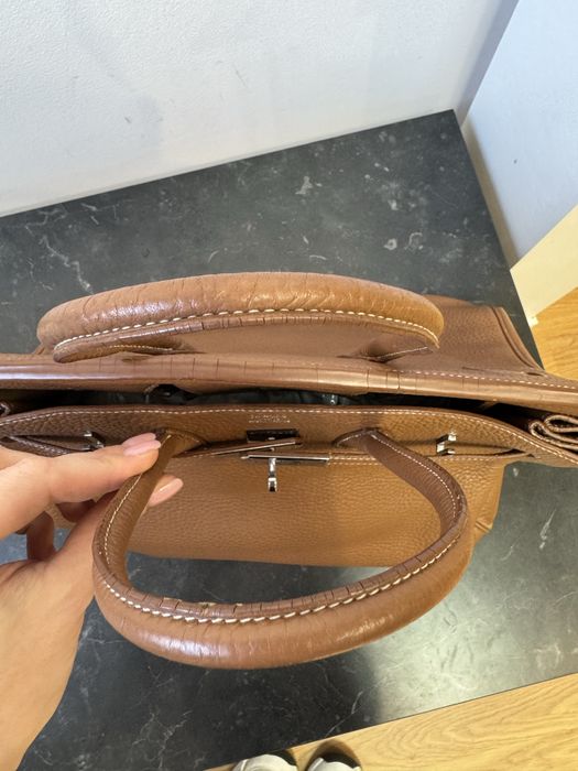 Сумка у стилі Гермес шкіра