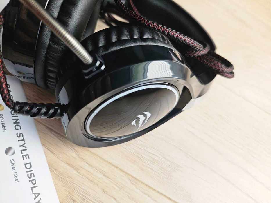 Słuchawki HAVIT H2232D Nauszne NOWE dla graczy gamingowe mikrofon LED