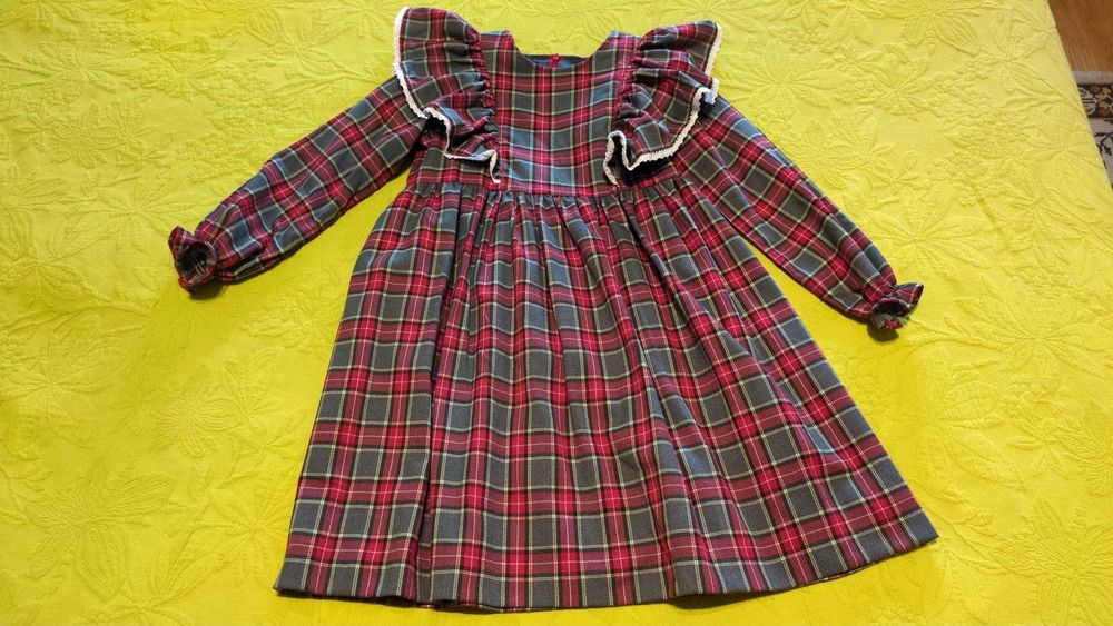 Vestido de Criança - Marca: Os Patinhos - 8 Anos - Como Novo