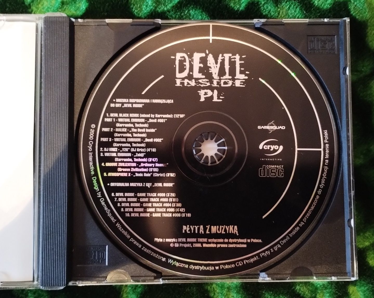 Płyta cd z muzyką z gry The Devil Inside