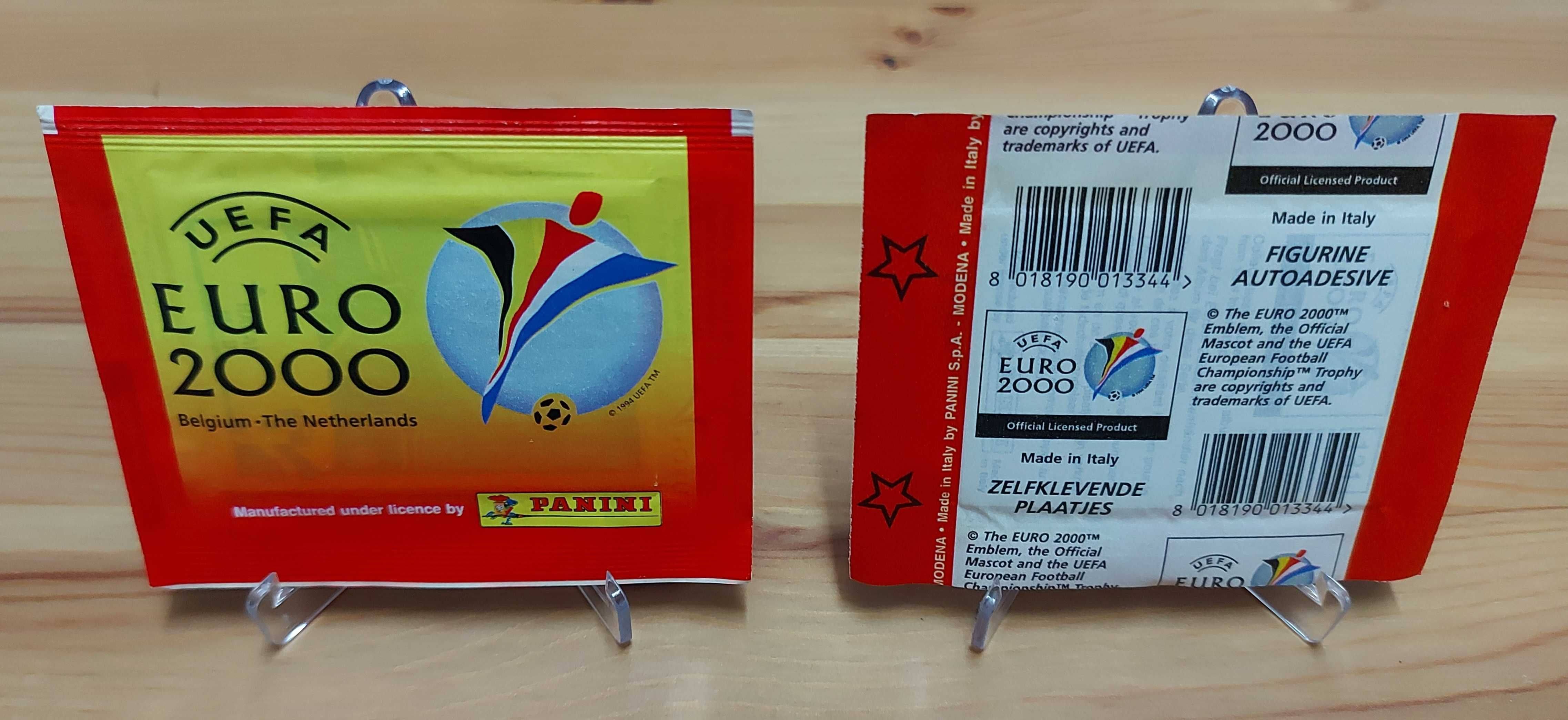 Saquetas cromos fechadas Euro 2000 Panini