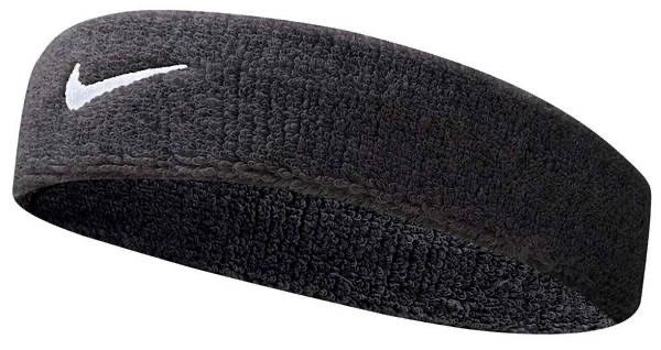 Пов'язка на голову Nike Swoosh махрова повязка на голову, чорна