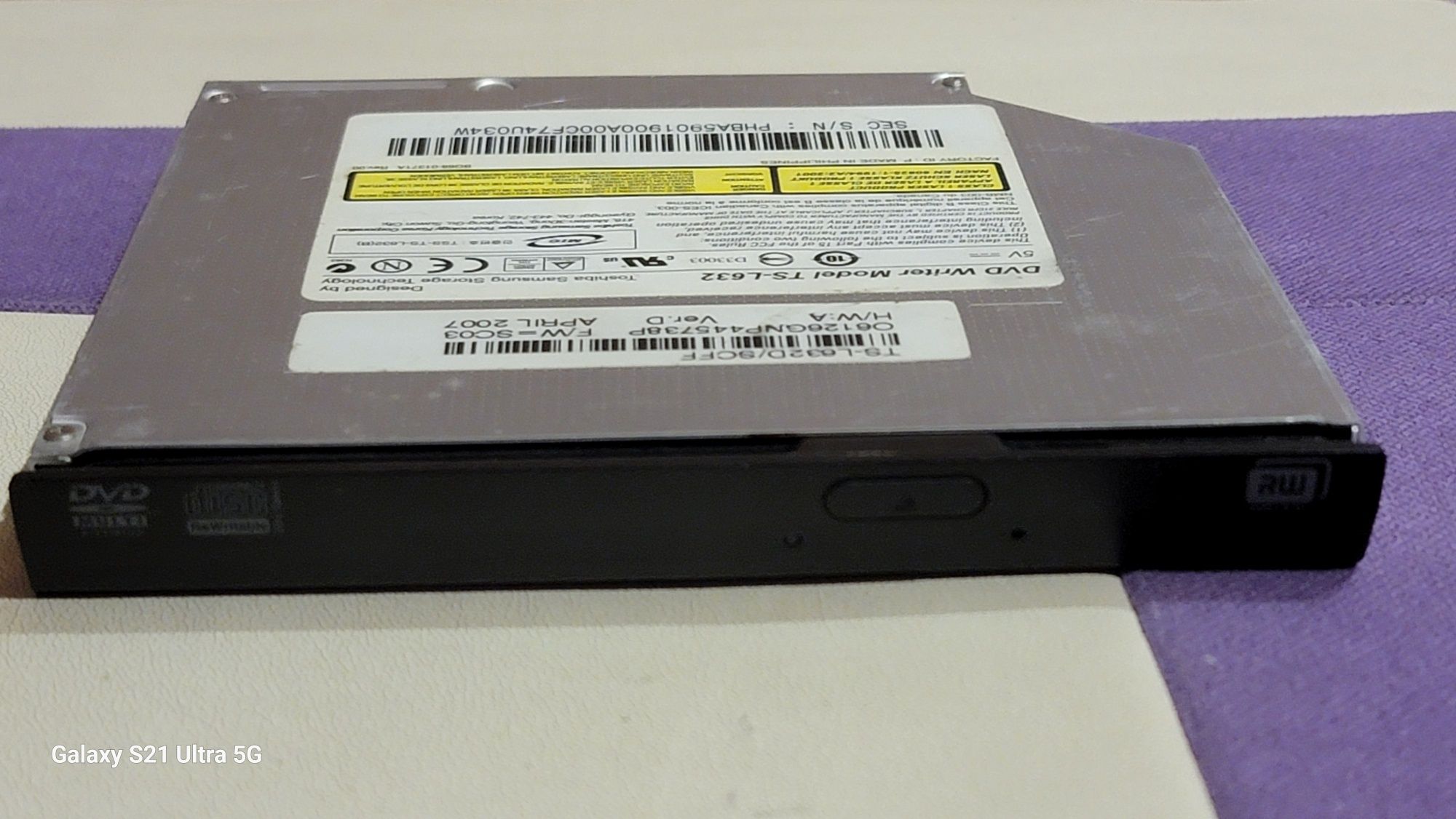 DVDRW TS-L632 для ноутбука Samsung (IDE 12.7mm)