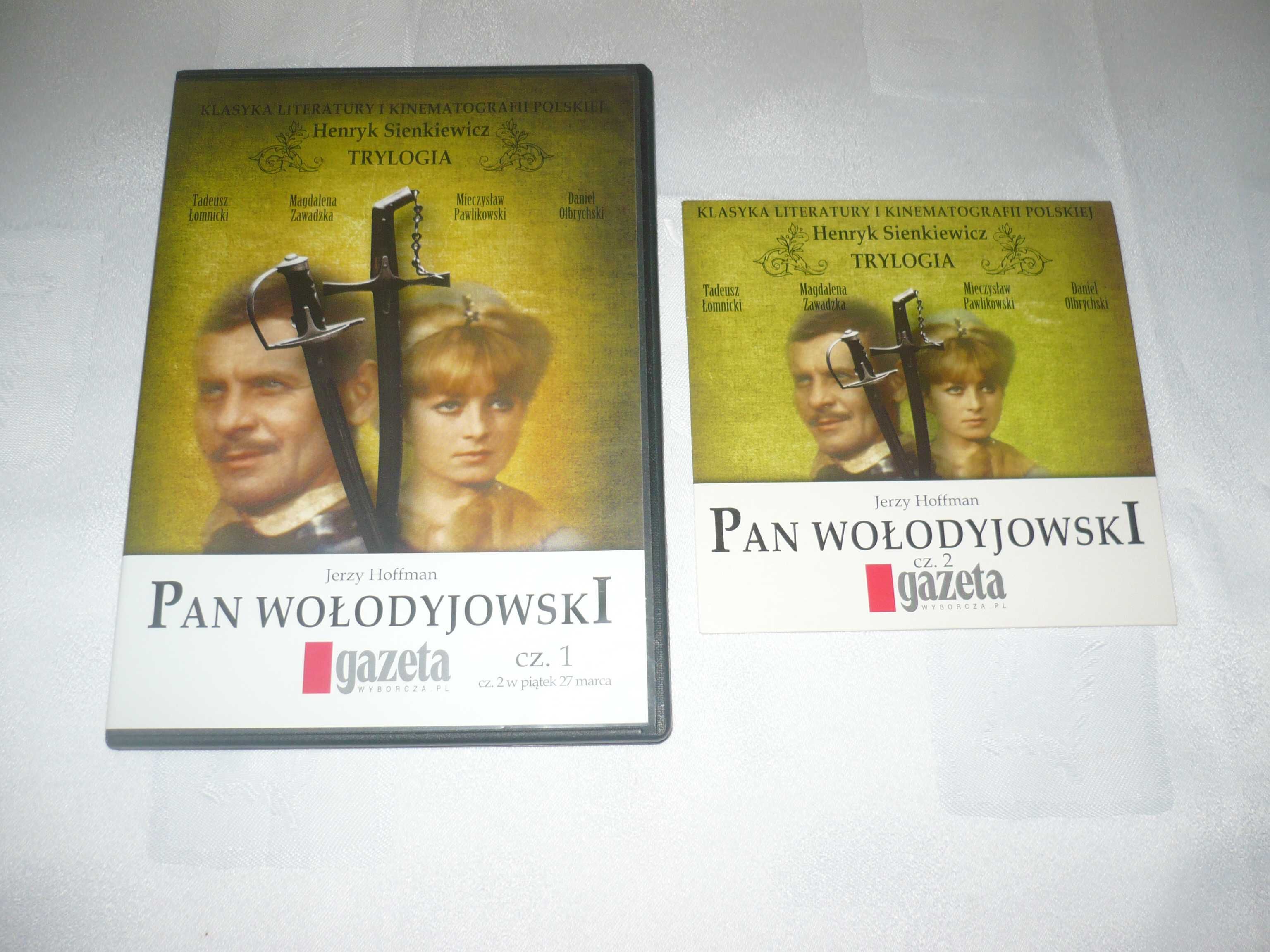 Pan Wołodyjowski reżyseria Jerzy Hoffman film 2 płyty DVD