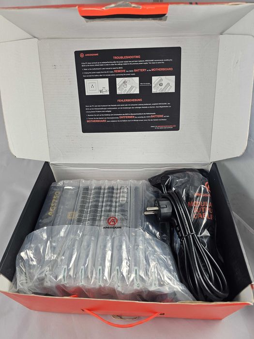 Zasilacz 750 W 80+ Gold półmodułowy zasilacz (ARESGAME AGS750)