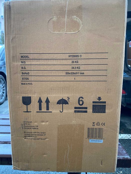 Генератор інверторний Hyundai HY2000Si D