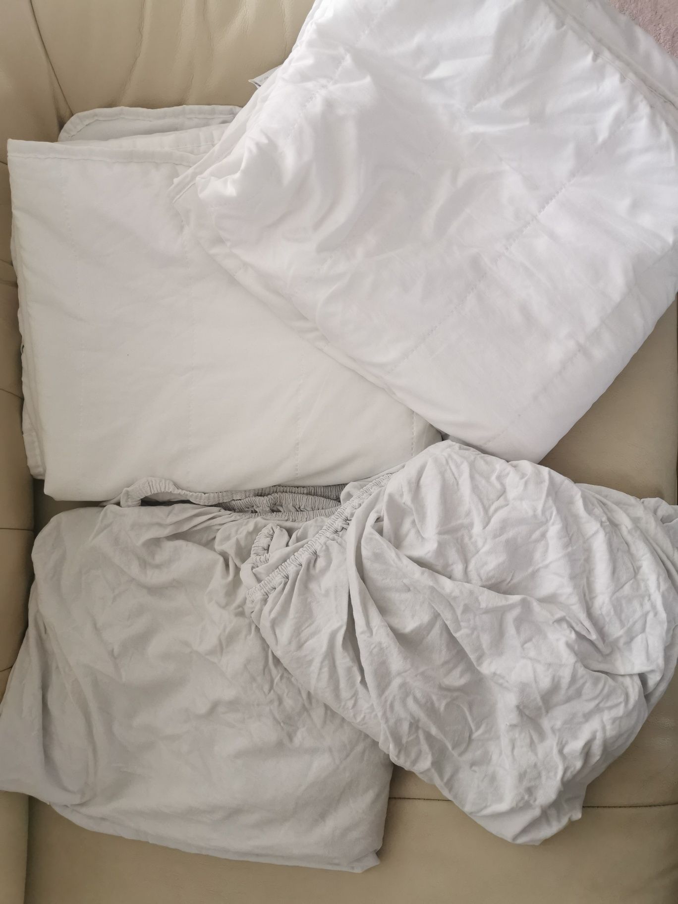 Łóżko dziecięce Ikea Sniglar 70x160 + materac i tekstylia
