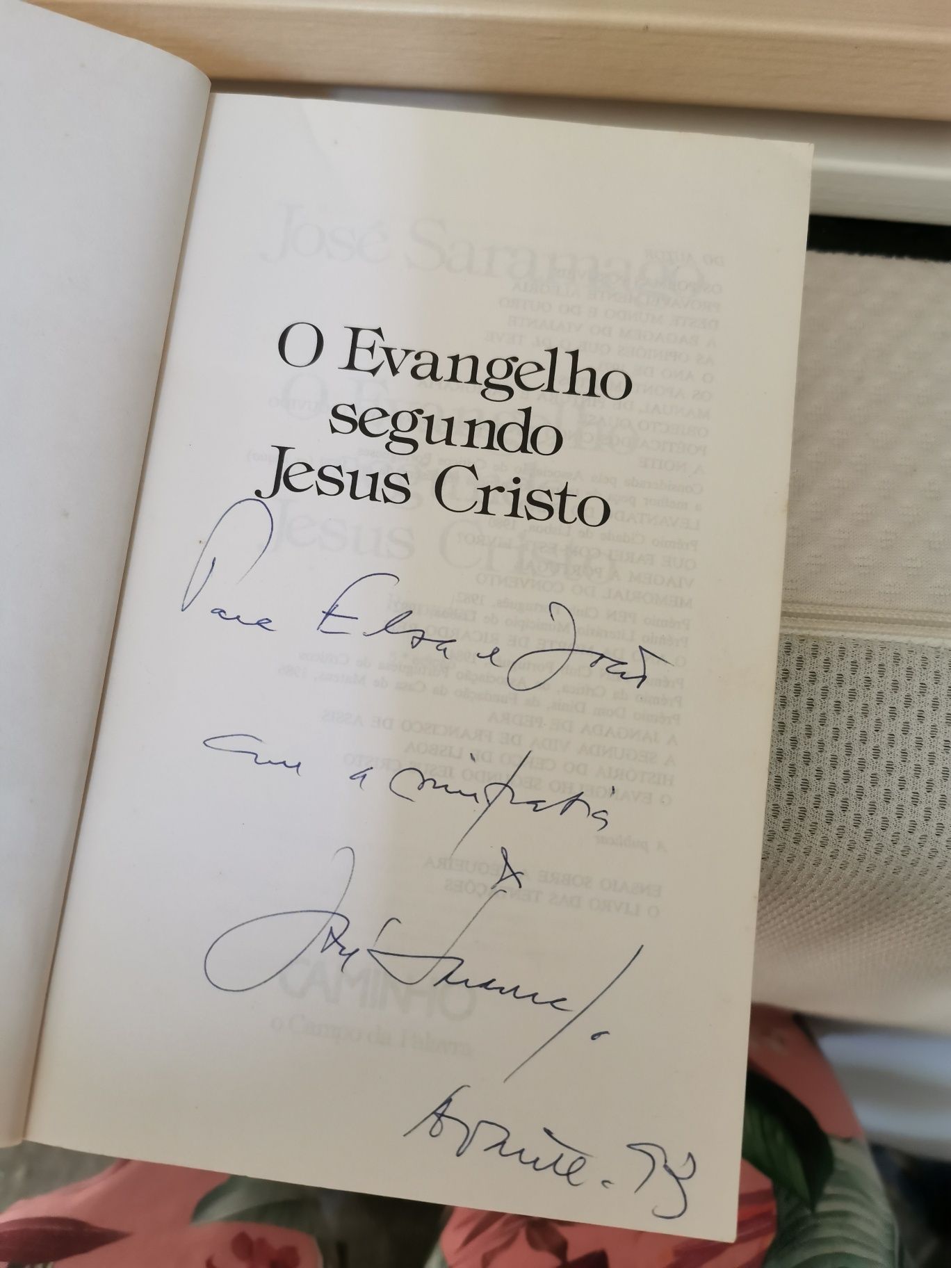 O envagelho segundo Jesus Cristo assinado por José Saramago