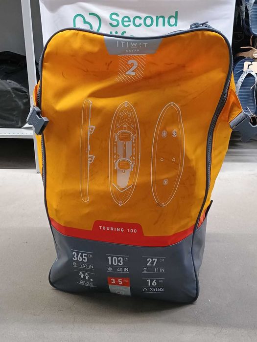 Kajak pneumatyczny Itiwit 100+ 2-osobowy - 2ND LIFE