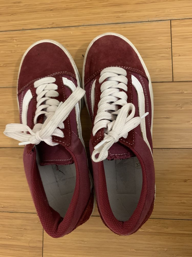 Vans bordeaux (não originais)