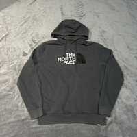 Bluza The North Face szara big logo print