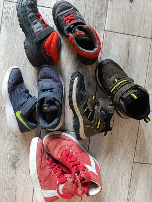 Buty zimowe trzewiki chłopięce 28-29 zestaw