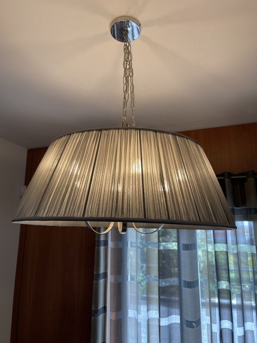 Candeeiro de teto em aço inoxidável