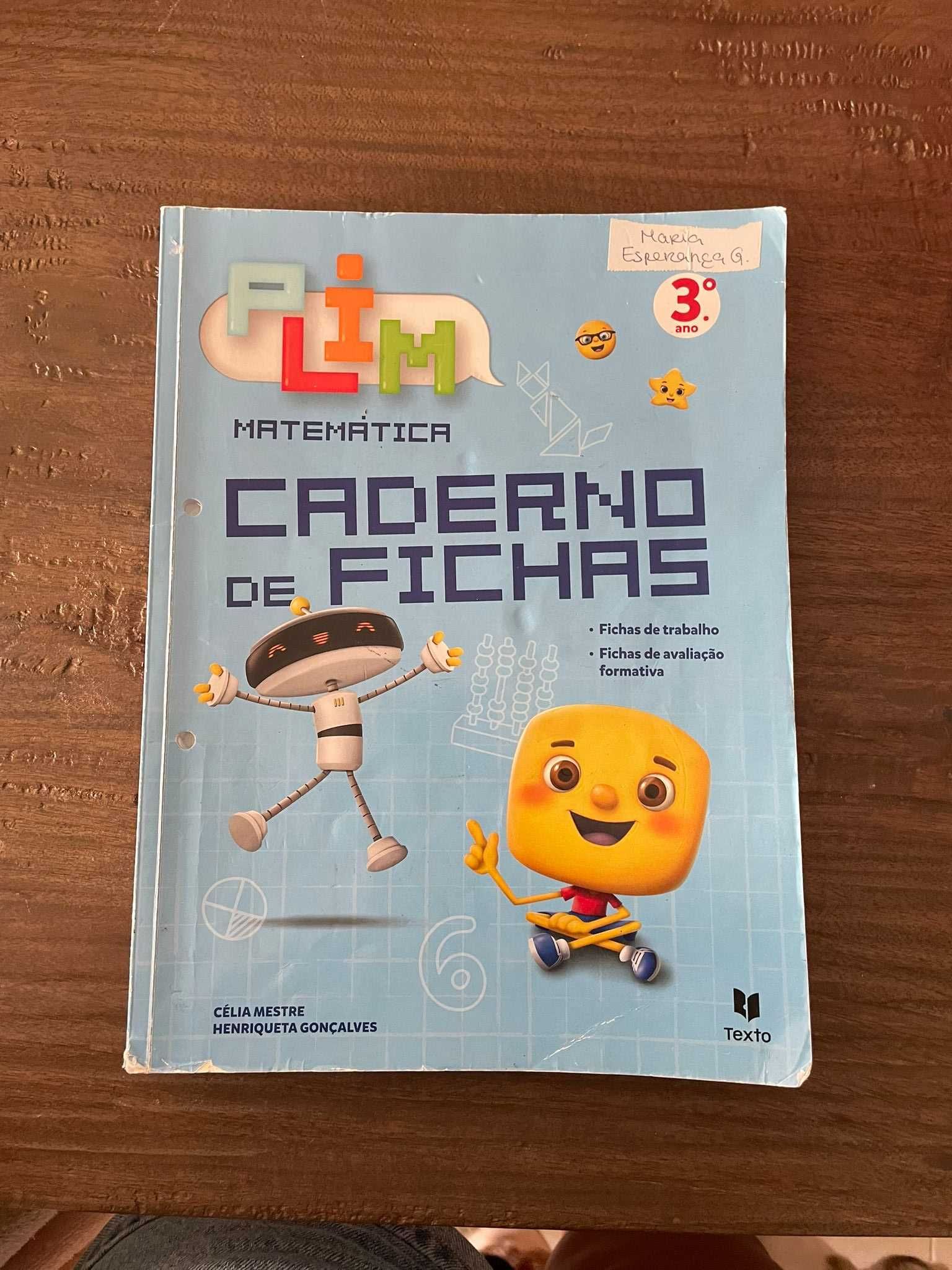 Livro Plim Matemática 3º Ano ( Manual + Caderno de Fichas )