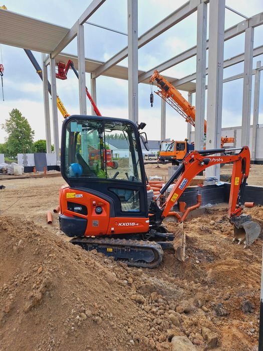 Usługi minikoparką