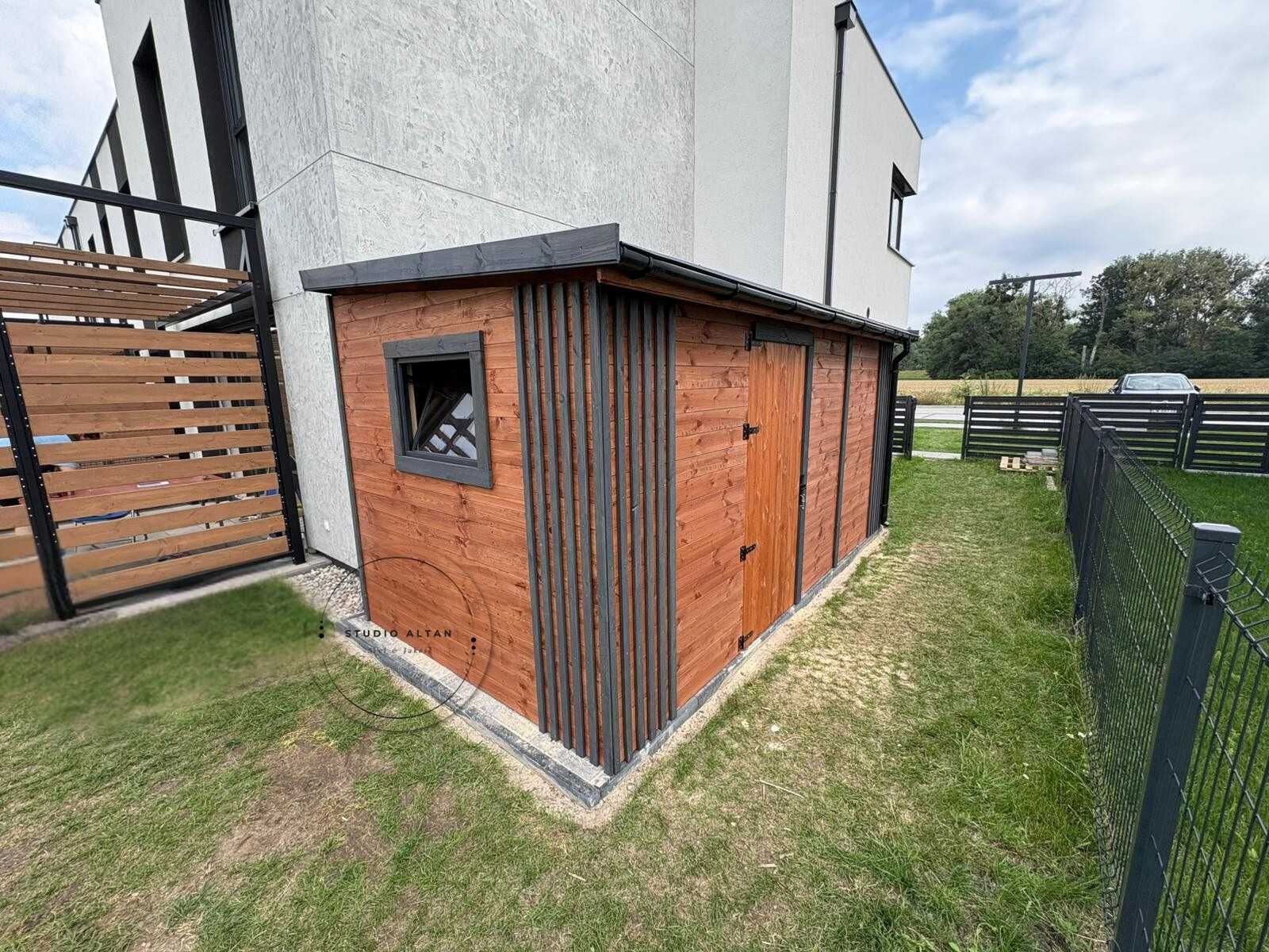 Drewniany domek narzędziowy KAMIL 2x4 -  Krótki czas realizacji!