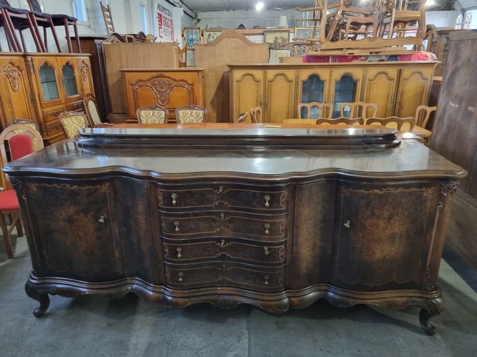 komoda drewniana bufet witryna kredens