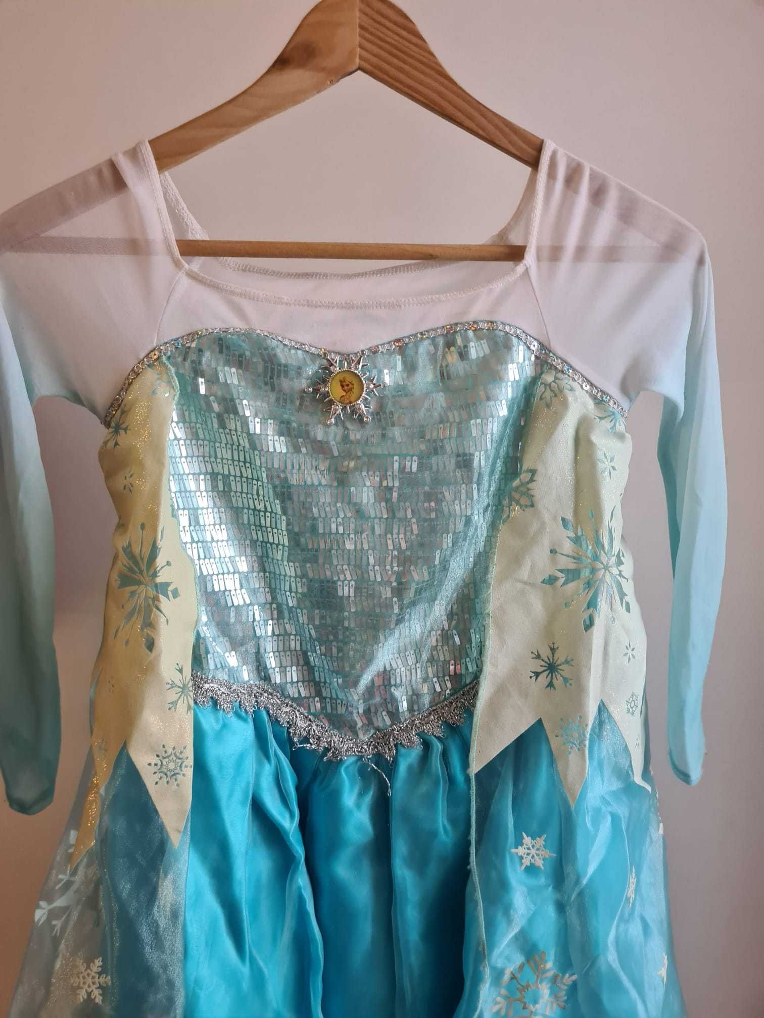 Vestido Frozen - Disney Store - 7/8 anos up to 128 cm