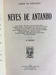 Neves de Antanho – Conde de Sabugosa. 2.ª edição
