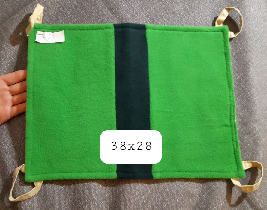Hamak prostokąt polar tapicerska 38x28 szynszyla, szczur, koszatniczka