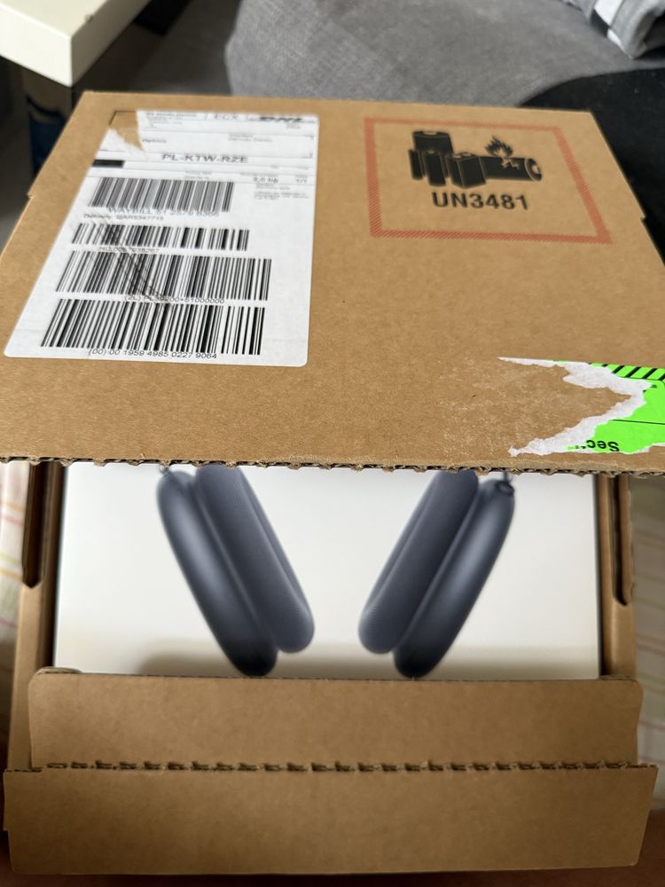 Oryginalne Apple Airpods Max z apple.com, faktura, gw do 17.09.2026!