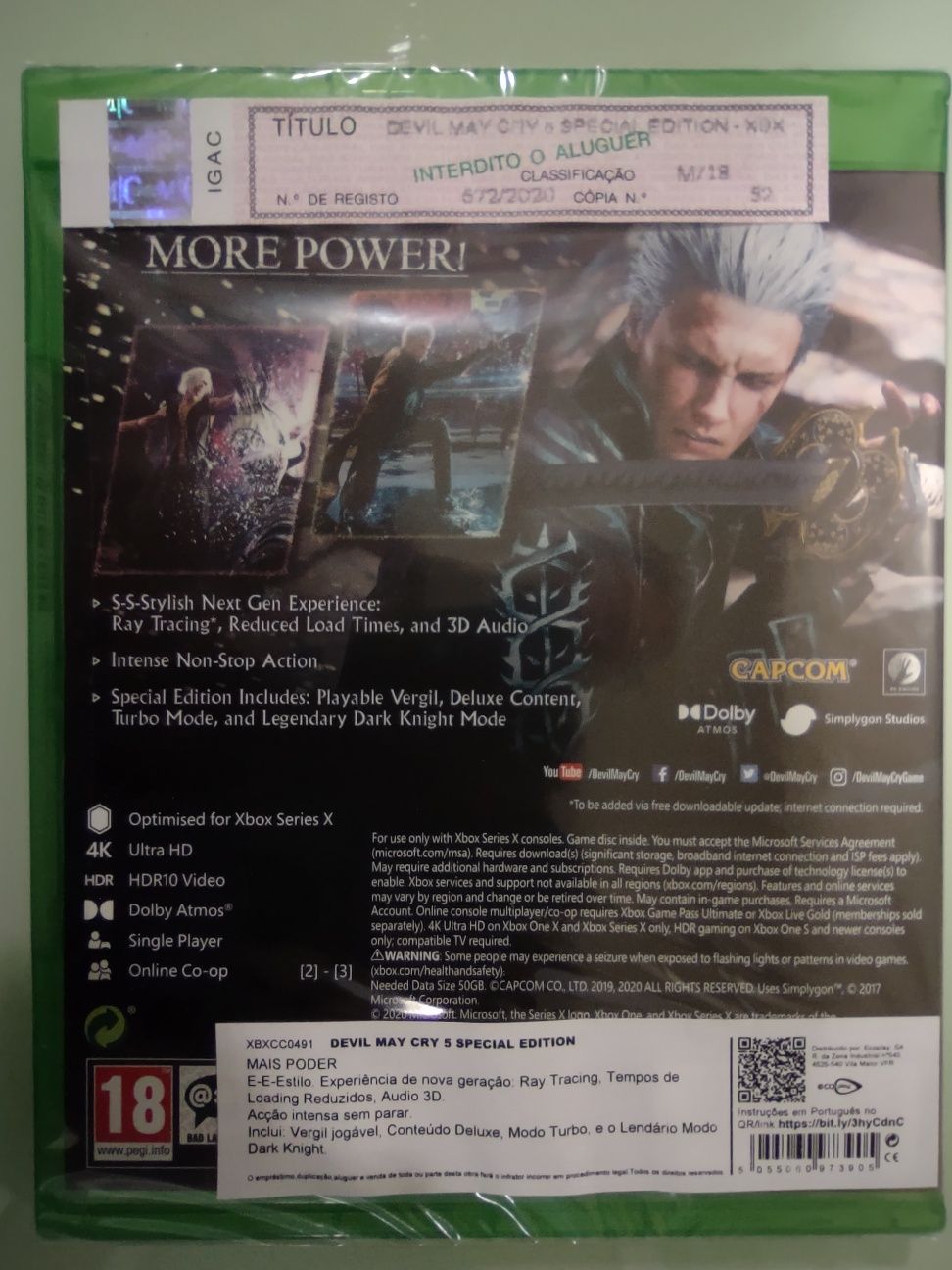 [Novo] Devil May Cry 5 (Special Edition) Xbox One/Series X