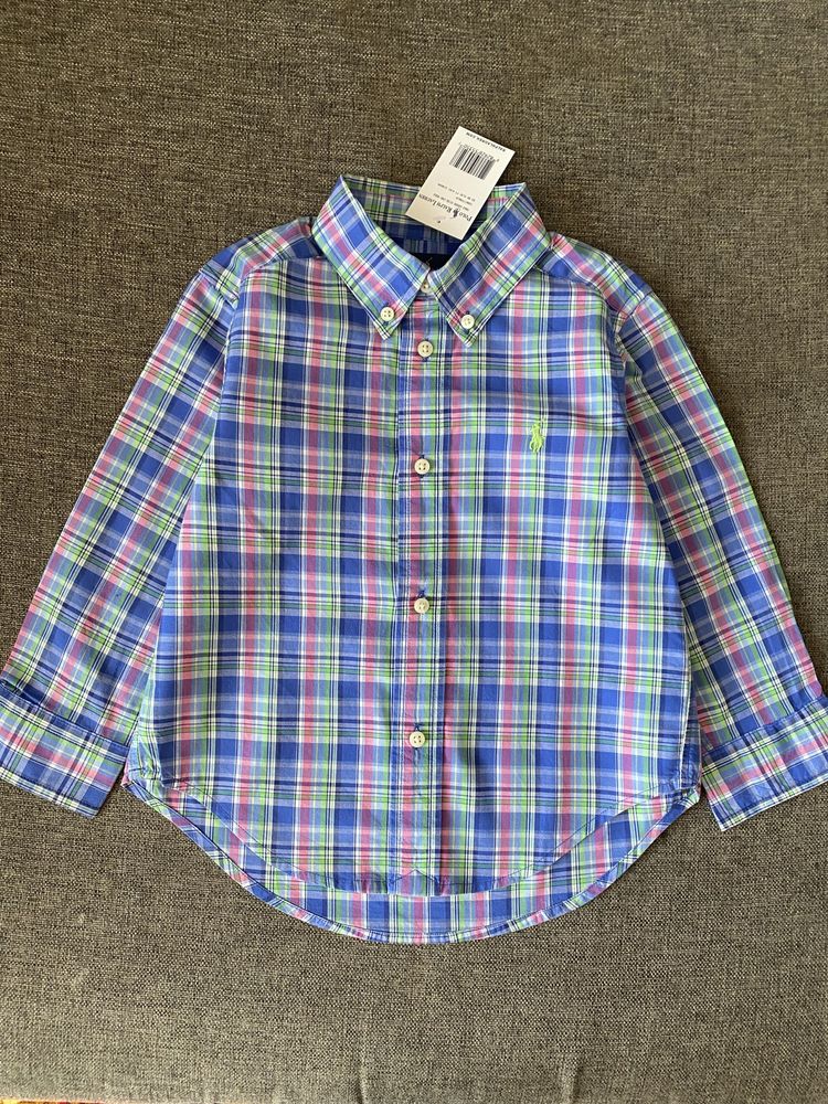 Polo Ralph Lauren рубашка, рубашка в клетку, сорочка