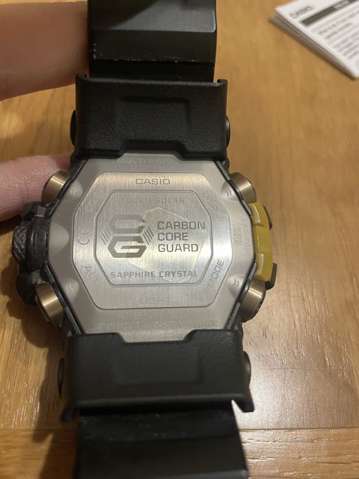 Zegarek męski Casio G-SHOCK Master of G Mudmaster Carbon Core Guard